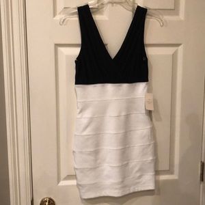 Black and white dress